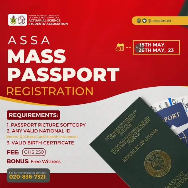 ASSA passport registration graphic design artwork