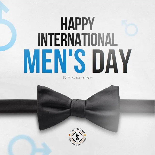 International Men’s Day graphic design artwork