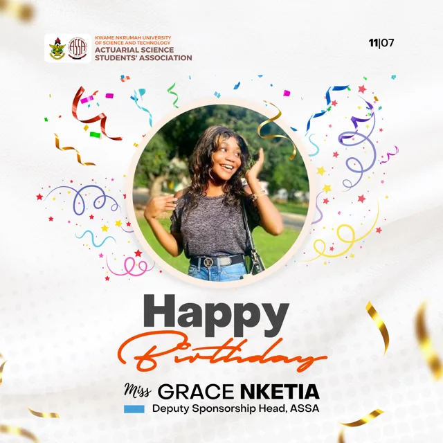 Grace Nketia · birthday graphic design artwork