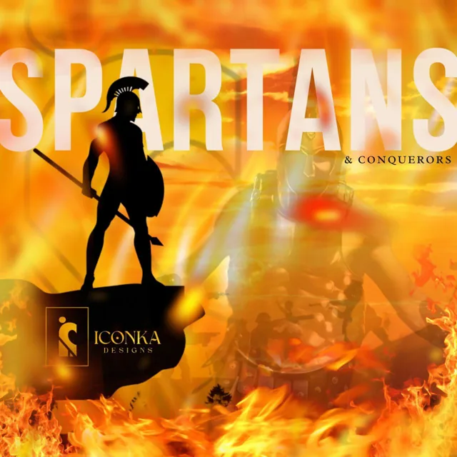 Spartans · a conqueror graphic design artwork