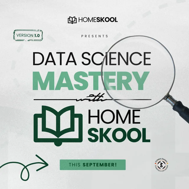 Data Science Mastery · Homeskool graphic design artwork