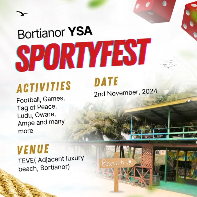 Bortianor YSA Sportyfest graphic design artwork