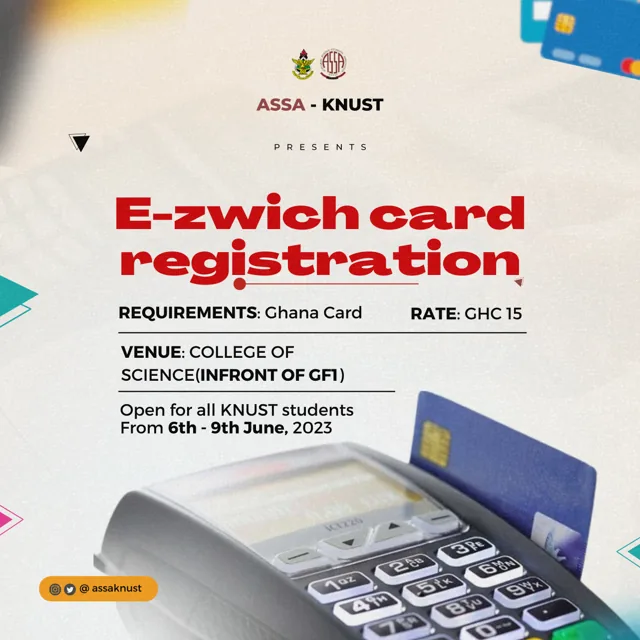 E-zwich card registration graphic design artwork